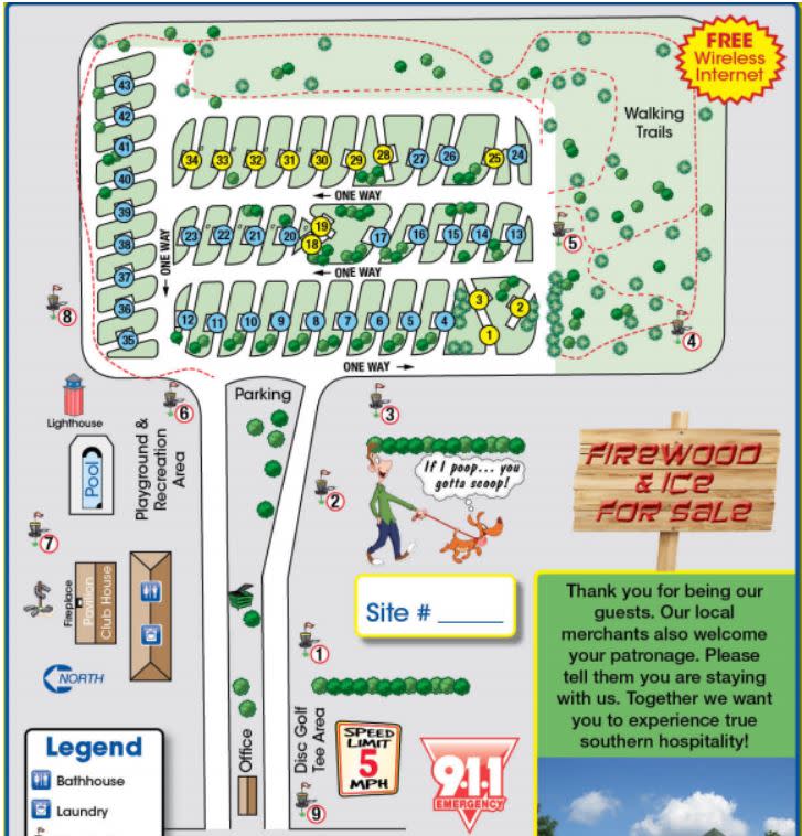 Hollywood Casino Bay St Louis Rv Park Map